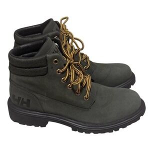 Helly Hansen Fremont Leather Waterproof Hiking Boots Mens Size 13 Green